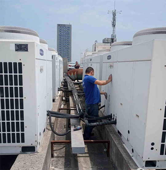 皇姑中央空调制热和不制冷系统维修方法